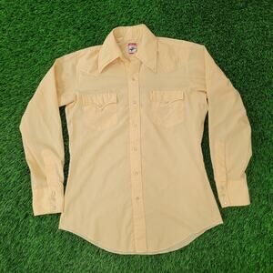 Vintage 80s Chute Western Snap Shirt Large 22x31 Cowboy Rodeo